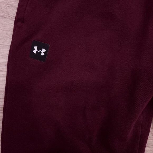 Under Armour UA Rival Fleece Joggers, Maroon - Picture 3 of 6
